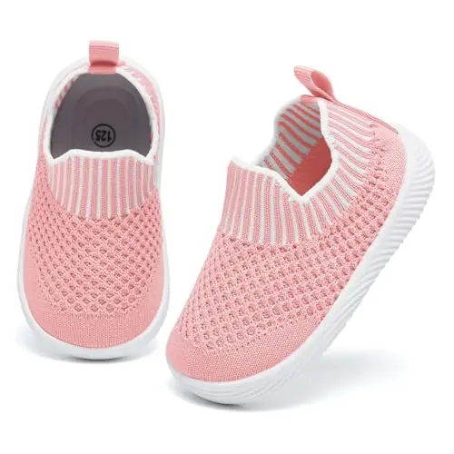 MORENDL Baby Toddler Walking Socks Non-Slip Breathable Unisex Casual Sneakers - 2