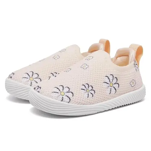 MORENDL Baby Toddler Walking Socks Non-Slip Breathable Unisex Casual Sneakers - 1