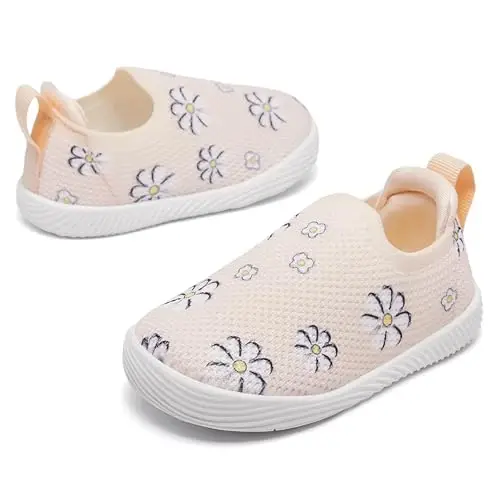 MORENDL Baby Toddler Walking Socks Non-Slip Breathable Unisex Casual Sneakers - 2