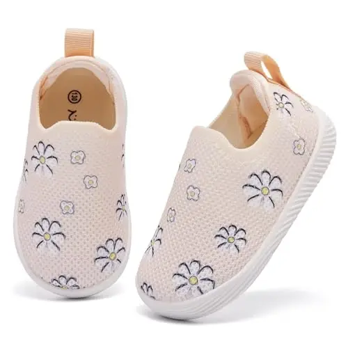 MORENDL Baby Toddler Walking Socks Non-Slip Breathable Unisex Casual Sneakers - 3
