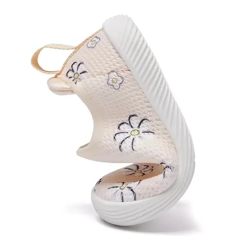 MORENDL Baby Toddler Walking Socks Non-Slip Breathable Unisex Casual Sneakers - 5