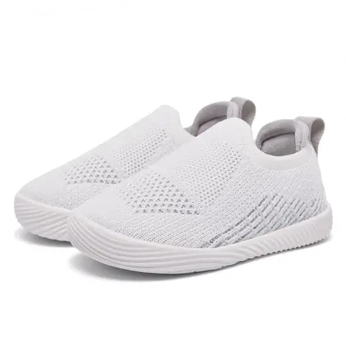 MORENDL Baby Toddler Walking Socks Non-Slip Breathable Unisex Casual Sneakers - 1