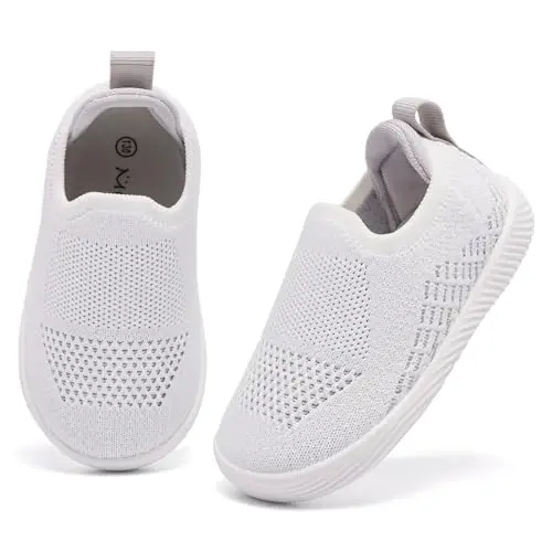 MORENDL Baby Toddler Walking Socks Non-Slip Breathable Unisex Casual Sneakers - 3