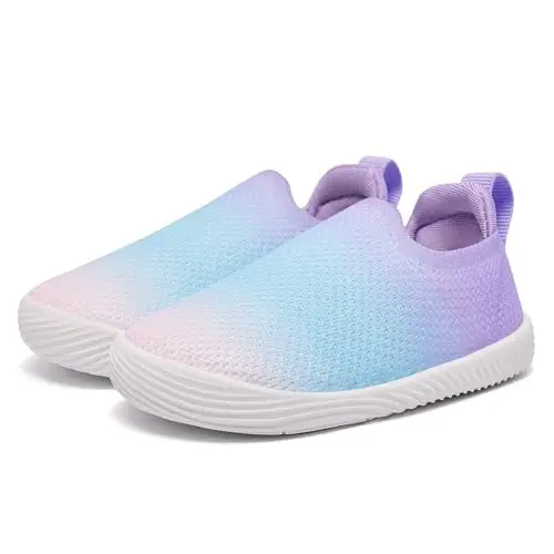 MORENDL Baby Toddler Walking Socks Non-Slip Breathable Unisex Casual Sneakers - 1