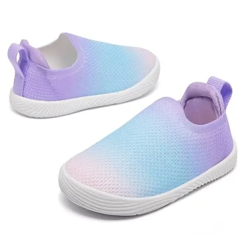 MORENDL Baby Toddler Walking Socks Non-Slip Breathable Unisex Casual Sneakers - 2