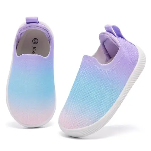 MORENDL Baby Toddler Walking Socks Non-Slip Breathable Unisex Casual Sneakers - 3