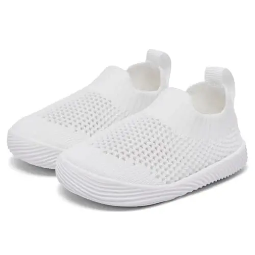 MORENDL Baby Toddler Walking Socks Non-Slip Breathable Unisex Casual Sneakers - 1