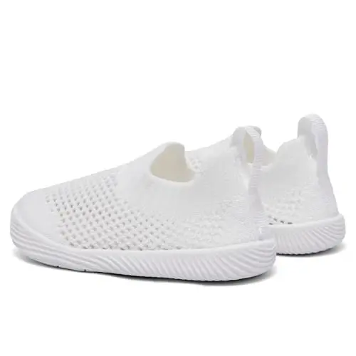 MORENDL Baby Toddler Walking Socks Non-Slip Breathable Unisex Casual Sneakers - 5