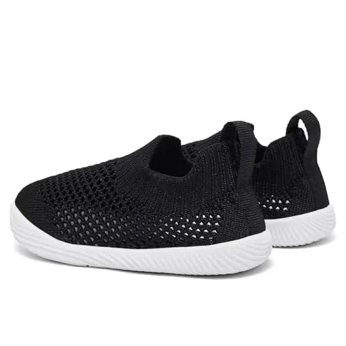 MORENDL Baby Toddler Walking Socks Non-Slip Breathable Unisex Casual Sneakers - 5