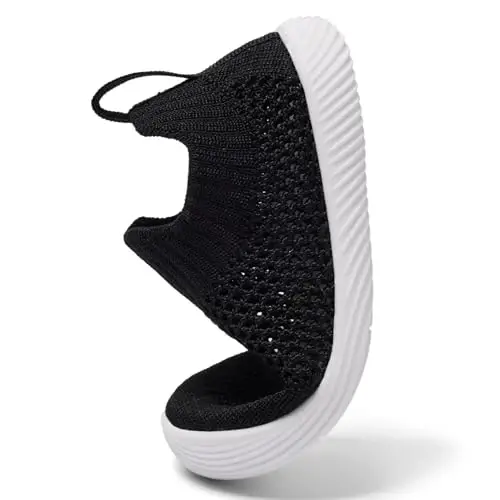 MORENDL Baby Toddler Walking Socks Non-Slip Breathable Unisex Casual Sneakers - 6