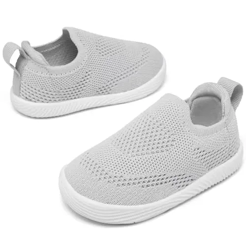 MORENDL Baby Toddler Walking Socks Non-Slip Breathable Unisex Casual Sneakers - 2