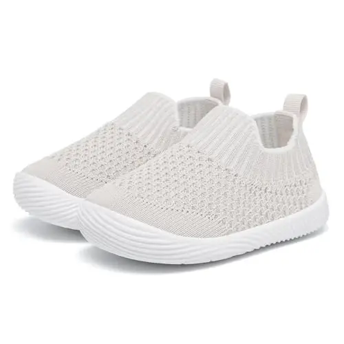 MORENDL Baby Toddler Walking Socks Non-Slip Breathable Unisex Casual Sneakers - 1