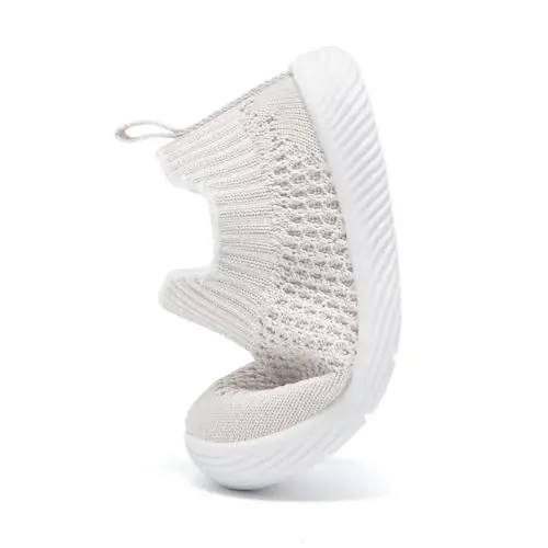 MORENDL Baby Toddler Walking Socks Non-Slip Breathable Unisex Casual Sneakers - 5