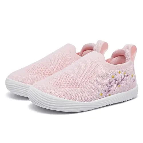 MORENDL Baby Toddler Walking Socks Non-Slip Breathable Unisex Casual Sneakers - 1