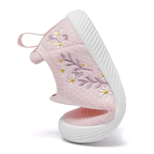 MORENDL Baby Toddler Walking Socks Non-Slip Breathable Unisex Casual Sneakers - 5