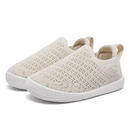 MORENDL Baby Toddler Walking Socks Non-Slip Breathable Unisex Casual Sneakers - 1