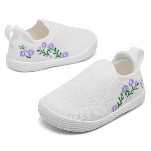 MORENDL Baby Toddler Walking Socks Non-Slip Breathable Unisex Casual Sneakers - 2