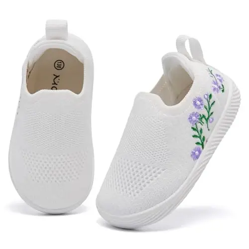 MORENDL Baby Toddler Walking Socks Non-Slip Breathable Unisex Casual Sneakers - 3