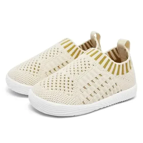 MORENDL Baby Toddler Yurish paypoqlari Sirpanmaydigan nafas oladigan Unisex kundalik krossovkalar - 3