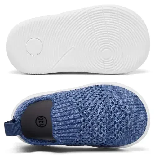 MORENDL Baby Toddler Yurish paypoqlari Sirpanmaydigan Nafas oladigan Unisex Kundalik Krossovkalar - 4