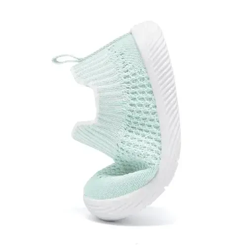 MORENDL Baby Toddler Yurish paypoqlari Sirpanmaydigan nafas oladigan Unisex kundalik krossovkalar - 5