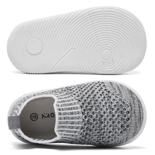 MORENDL Baby Toddler Yurish paypoqlari Sirpanmaydigan Nafas oladigan Unisex Kundalik krossovkalar - 4