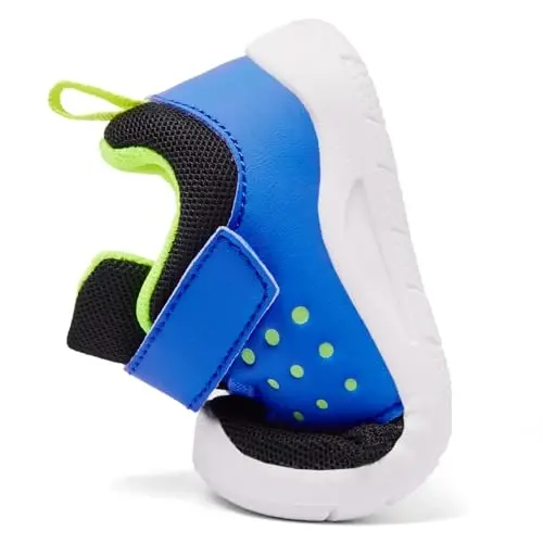 MORENDL Toddler Baby Shoes 0-4 Years Boy Girl Lightweight Breathable Non-Slip Sports Sneakers Running Walking Tennis Barefoot Shoes - 5