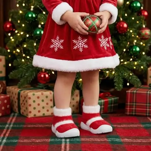 MORENDL Toddler Sock Shoes Baby Walking Shoes Infant Slippers Boys & Girls Non-Slip Sneakers - 2