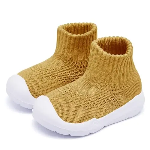 MORENDL Toddler Sock Shoes Baby Walking Shoes Infant Slippers Boys & Girls Non-Slip Sneakers - 1