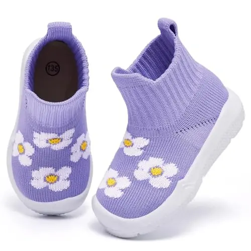 MORENDL Toddler Sock Shoes Baby Walking Shoes Infant Slippers Boys & Girls Non-Slip Sneakers - 3