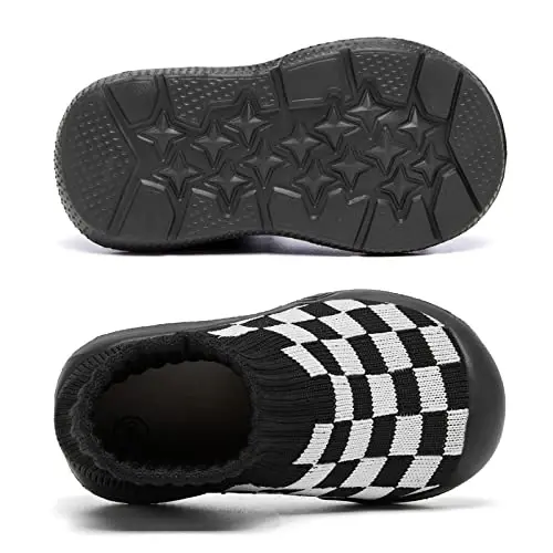 MORENDL Toddler Sock Shoes Baby Walking Shoes Infant Slippers Boys & Girls Non-Slip Sneakers - 5