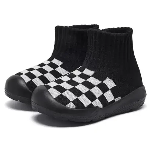 MORENDL Toddler Sock Shoes Baby Walking Shoes Infant Slippers Boys & Girls Non-Slip Sneakers - 3