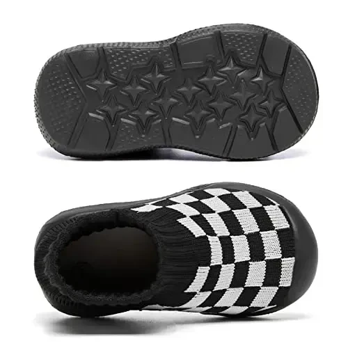 MORENDL Toddler Sock Shoes Baby Walking Shoes Infant Slippers Boys & Girls Non-Slip Sneakers - 5