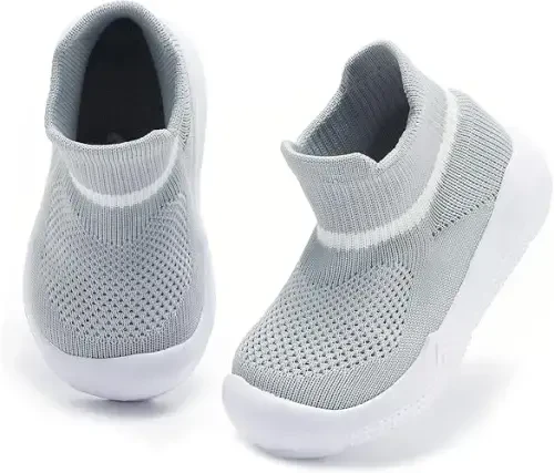 MORENDL Toddler Sock Shoes Baby Walking Shoes Infant Slippers Boys & Girls Non-Slip Sneakers - 2