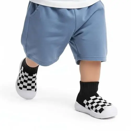 MORENDL Toddler Sock Shoes Baby Walking Shoes Infant Slippers Boys & Girls Non-Slip Sneakers 