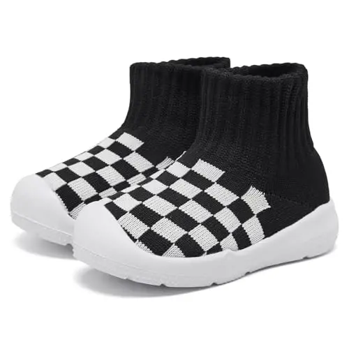 MORENDL Toddler Sock Shoes Baby Walking Shoes Infant Slippers Boys & Girls Non-Slip Sneakers 