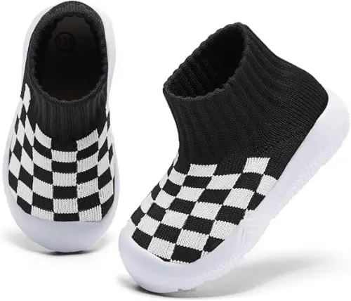 MORENDL Toddler Sock Shoes Baby Walking Shoes Infant Slippers Boys & Girls Non-Slip Sneakers - MORENDL (1)