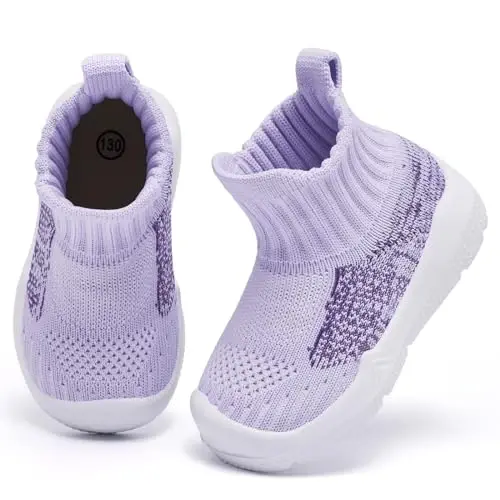 MORENDL Toddler Sock Shoes Baby Walking Shoes Infant Slippers Boys & Girls Non-Slip Sneakers - 2
