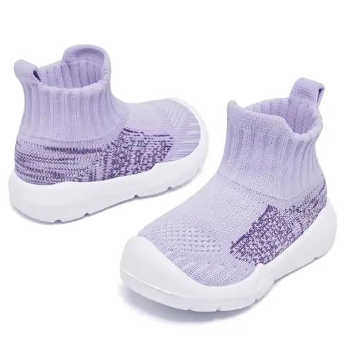 MORENDL Toddler Sock Shoes Baby Walking Shoes Infant Slippers Boys & Girls Non-Slip Sneakers - 3