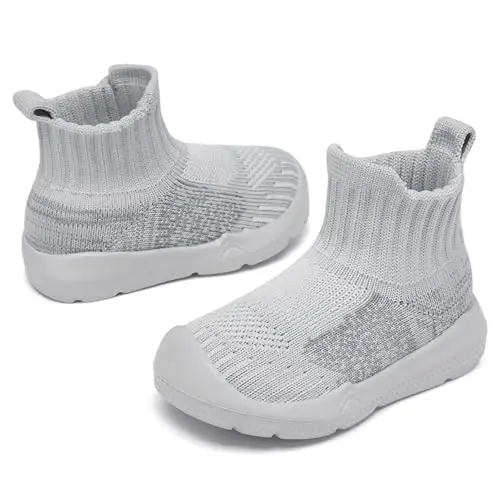 MORENDL Toddler Sock Shoes Baby Walking Shoes Infant Slippers Boys & Girls Non-Slip Sneakers - 3