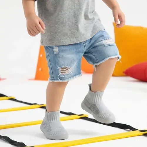 MORENDL Toddler Sock Shoes Baby Walking Shoes Infant Slippers Boys & Girls Non-Slip Sneakers 