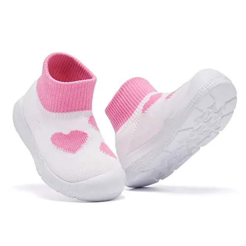 MORENDL Toddler Sock Shoes Baby Walking Shoes Infant Slippers Boys & Girls Non-Slip Sneakers - 3