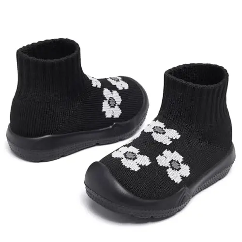 MORENDL Toddler Sock Shoes Baby Walking Shoes Infant Slippers Boys & Girls Non-Slip Sneakers - 3