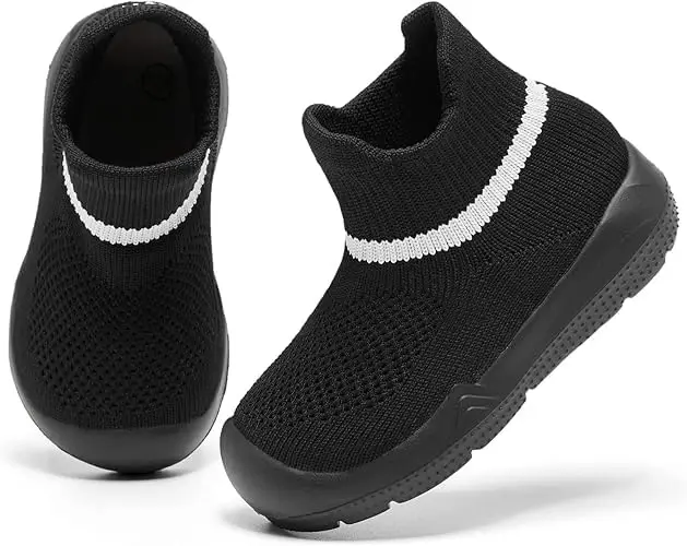 MORENDL Toddler Sock Shoes Baby Walking Shoes Infant Slippers Boys & Girls Non-Slip Sneakers - 2