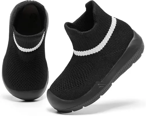 MORENDL Toddler Sock Shoes Baby Walking Shoes Infant Slippers Boys & Girls Non-Slip Sneakers - MORENDL (1)