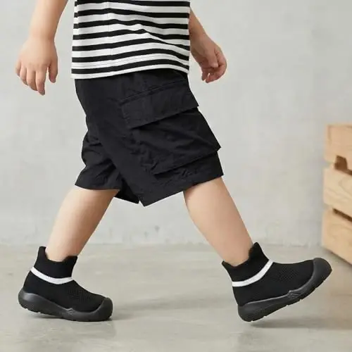 MORENDL Toddler Sock Shoes Baby Walking Shoes Infant Slippers Boys & Girls Non-Slip Sneakers 