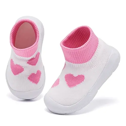 MORENDL Toddler Sock Shoes Baby Walking Shoes Infant Slippers Boys & Girls Non-Slip Sneakers - MORENDL (1)