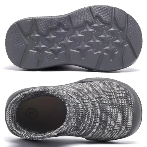 MORENDL Toddler Sock Shoes Baby Walking Shoes Infant Slippers Boys & Girls Non-Slip Sneakers - 5