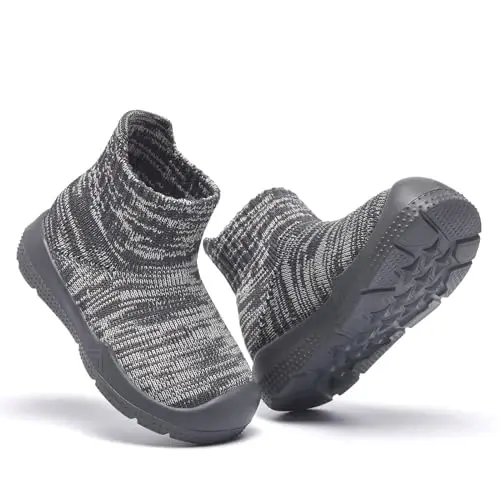 MORENDL Toddler Sock Shoes Baby Walking Shoes Infant Slippers Boys & Girls Non-Slip Sneakers - 6