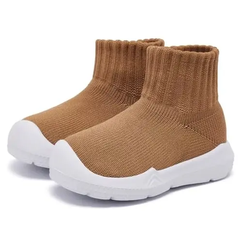 MORENDL Toddler Sock Shoes Baby Walking Shoes Infant Slippers Boys & Girls Non-Slip Sneakers - 1